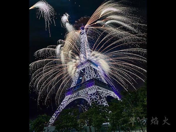 法國巴黎2021新年焰火(huǒ)
